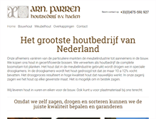 Tablet Screenshot of parrenhout.nl